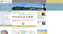 Desktop Screenshot of capitalrealestate.hu